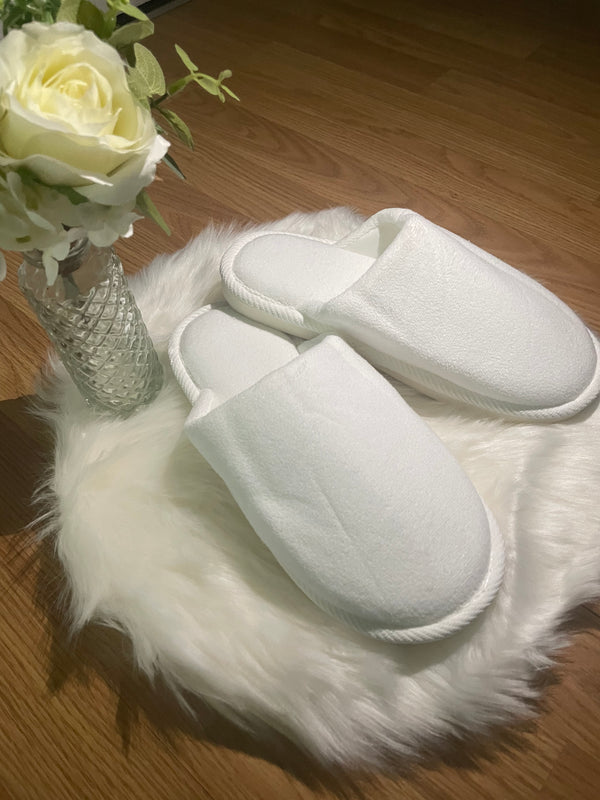 Chaussons blanc