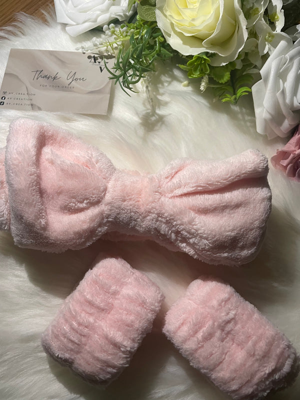 Bandeau cheveux et poignets