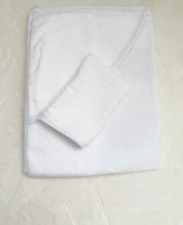 Cape de bain + gant